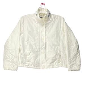 American Eagle Outfitters Women’s XL‎ Ivory Puffer Jacket Cropped